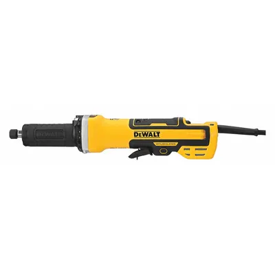 DEWALT Die Grinder: 13 A Current, 25,000 RPM Max. Speed, Paddle, 20 in Overall Lg - Straight Corded Die Grinders