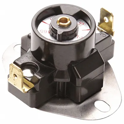 OEM Temperature Fan Controller: Close on Rise, SPST, 140°F_180°F Closing, 120°F_160°F Opening - Surface Mount Limit Controls