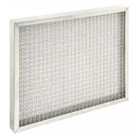 Washable Metal Air Filter: 16 in x 20 in x 2 in, Aluminum, Mesh