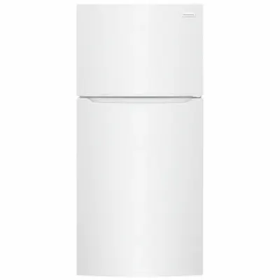 FRIGIDAIRE Top-Freezer Refrigerator: White, 18.3 cu ft Total Capacity, 3 Shelves - Top-Freezer Refrigerators