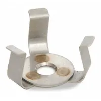 OHAUS Flask Clamp: Flask Clamp, Stainless Steel, Rubber Mat, 10 mL (MPN 30400084)
