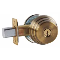 Cylindrical deadbolt for doors up to 1 3/8 in thick. Brass construction with Oxidized Satin Brass, Relieved, Clear Coated finish. Includes conventional core cylinder with AR1 keyway. ADA compliant. Suitable for commercial or institutional applications requiring a standard cylindrical deadbolt
