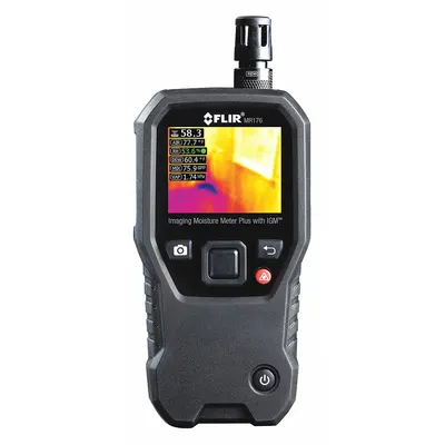 FLIR Moisture Meter: Digital, TFT LCD, Pin/Pinless, Drywall/Plywood - Pin/Pinless Moisture Meters