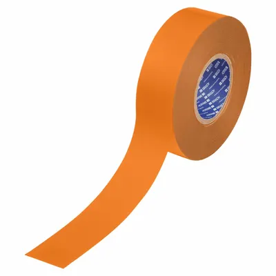 BRADY Floor Marking Tape: Solid, Orange, 2 in x 100 ft, 22 mil Tape Thick - Extra-Durable Floor Marking Tape