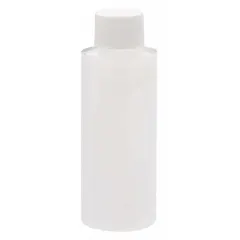 HDPE Narrow Mouth Round Lab Bottle, 60 mL, Natural, 20-410 mm Screw Closure