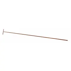 This steel hydrant seat wrench with a silver finish is used for removing or installing the seat in wall and yard hydrants. It is designed for use with 5500 Series and 5800 Series hydrants.