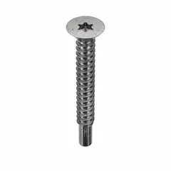 This SENCO collated screw is designed for fastening sheet metal in applications such as HVAC, roofing, and metal building. The #12 screw size and 1-3/4 in length penetrate steel up to 1/8 in thick without pre-drilling. Made of steel with a zinc yellow finish, it features a #2 drive size and is supplied in a 1,000-pack.