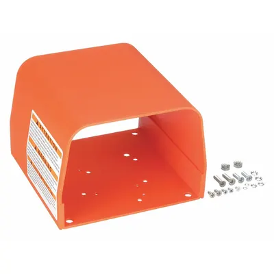 LINEMASTER Foot Switch Guard: Steel (MPN 522-B14) - Guards & Shields for Foot Switches