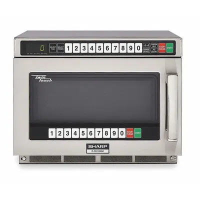 SHARP Professional Microwave: 0.75 cu ft Oven Capacity, 1,200 W Cooking Watt - Commercial Countertop Microwaves