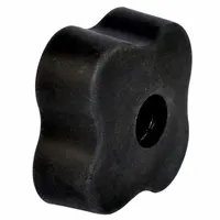 INNOVATIVE COMPONENTS Hand Knobs: 4 Point, Plastic – Steel/Zinc, M8 Thread, 45 mm Dia (MPN 20131913)