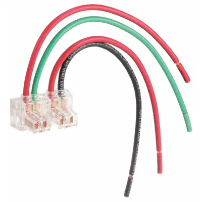 HUBBELL Switch Wiring Module: SNAPconnect(R) II, 120/277V AC, 15 A_20 A, 3 Wire - Snap-In Wiring Modules