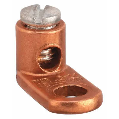BLACKBURN Wire Connector: 14 AWG – 8 AWG Wire Sizes, 13/64 in Stud Size - Straight Mechanical Lugs