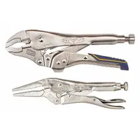 Locking Plier: Curved, 2 in_1 7/8 in Max Jaw Opening, 6 in_10 in Overall Lg, 1 3/4 in Jaw Lg (MPN IRHT82588)