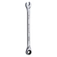 WESTWARD Combination Wrench: Alloy Steel, Chrome, 8 mm Head Size, 5 7/8 in Overall Lg, Std, Rounded