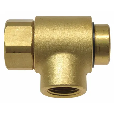 SPEEDAIRE Swivel: 3/8 in FNPT, 3/8 in FNPT, For Reel Series, 300 psi Max Op Pressure - Carbon Steel Hose Reel Swivels