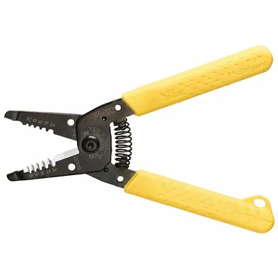 IDEAL Wire Stripper: 18 AWG to 10 AWG, 6 in Overall Lg, Std Cushion Grip, 20 AWG to 12 AWG - Electrical Wire Strippers