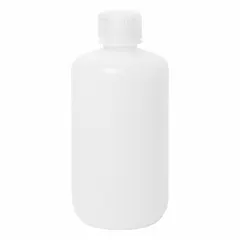 HDPE Narrow Mouth Round Lab Bottle, 250 mL, 24-415 mm Closure