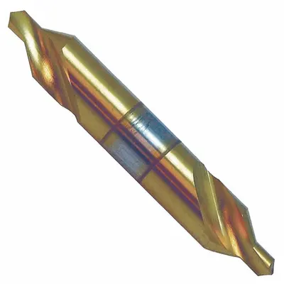 KEO Center Drill: Bell Type Hey, #11, 60°, 1 1/4 in Overall Lg - Bell-Tip Hey-Type Center Drills