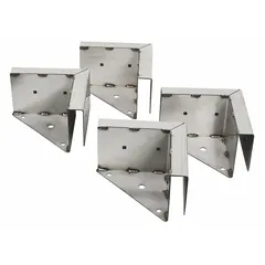 This steel blade extension kit is designed for use with compatible snowplow equipment to extend blade edge coverage. The silver finish provides corrosion resistance. It is suitable for widening the clearing path during snow removal operations.