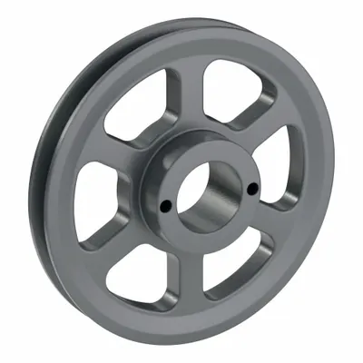 OEM V-Belt Pulley: AK64 - Bushed-Bore Cast-Iron V-Belt Pulleys