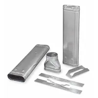 AMERI-VENT Vent Kit: Compatible with Wall Furnaces, 4 in Vent Dia, Oval Vent Kit (MPN 40VK)