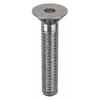 Socket Flat Head Screw: 1/4"-20 Thread Size, 1 1/4 in Lg, Flat, NL-19, Stainless Steel, 18-8, 50 PK (MPN FBFHEADS1420114P50)