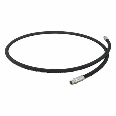 BVA Hydraulics Hydraulic Hose Assembly, 6 ft, 3/8 in NPTF x NPTF, Black - BVA Hydraulics Hydraulic Hose Assemblies