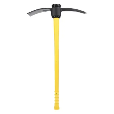 NUPLA Pick Mattock: Steel Head, 9 1/2 in Adze Lg, 3 1/2 in Adze Wd, Fiberglass Handle - Pick Mattocks