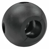 Plastic circle-shaped bumper stop designed for REELCRAFT 9000/SD reel series with 1-inch hose diameter. Limits hose travel to prevent over-travel and protect reel assembly during payout and retraction in industrial hose reel applications