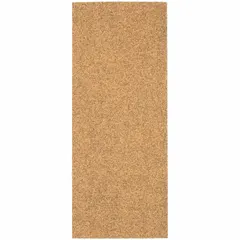 This assortment includes aluminum oxide sandpaper sheets in P60, P100, and P150 grits on C weight paper. Each sheet measures 3-5/8 in x 9 in. Suitable for material removal and surface finishing on wood, metal, and painted surfaces in industrial maintenance and fabrication tasks.