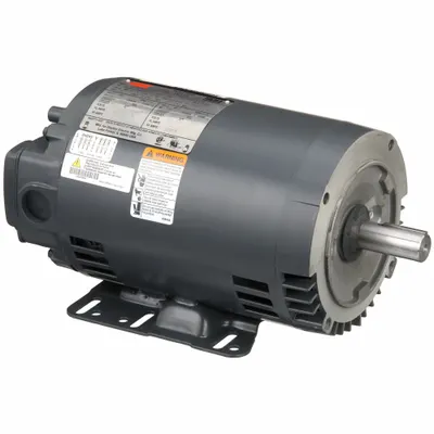 Dayton General Purpose Motor: C-Face/Rigid Base Mount, Open Drip Proof, 1 hp, 230/460V AC - C-Face with Rigid Base 3-Phase General Purpose AC Motors