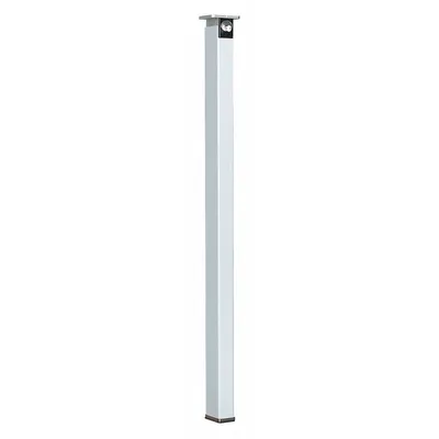 DETEX F90KR 7FT Keyed Removable Mullion, 84 in H x 3 in W, Stainless Steel - Keyed Removable Mullions