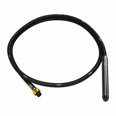 DEWALT Vibrator Head: DCPS310/DCPS320, 16 ft Overall Lg, 2 in Overall Wd, Quick-Connect - Replacement Shafts for Concrete Vibrators