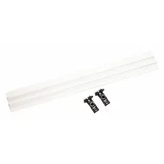 Mounting carrier designed for securing pipe markers to pipes and conduits. Provides a stable attachment point for identification labels in industrial and facility piping systems.