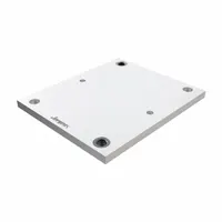 JERGENS Fixture Plate: Ball Lock, Square, Steel, 16 in W x 16 in L x 0.75 in H, 55 lb Wt, 28815