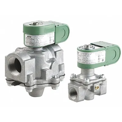 REDHAT Solenoid Valve: 2-Way, Normally Open, 1 1/4 in Pipe Size, 120V AC, With Junction Box - 2-Way/2-Position, Normally Open Solenoid Valves