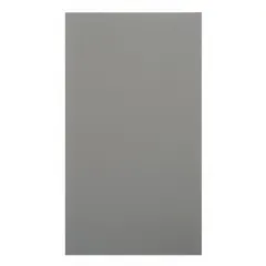 This laminate-faced partition panel is designed for constructing privacy panels in commercial restroom stalls. It features a particle board inner core with a matte sand finish. Dimensions: 58 in height, 34 in width, 1 in thickness.