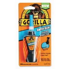 General purpose instant adhesive in a 0.19 oz bottle. Clear, thin liquid for bonding ceramic and porcelain materials. Meets ASTM D-4236 standards. Suitable for small repairs and assembly tasks requiring precise application.