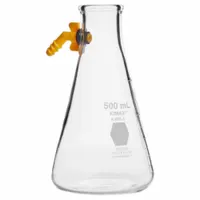 KIMBLE Filtering Flask: 4 L, Colorless, Conical, A, 12 Compatible with Stopper Size (MPN 27065-4000)