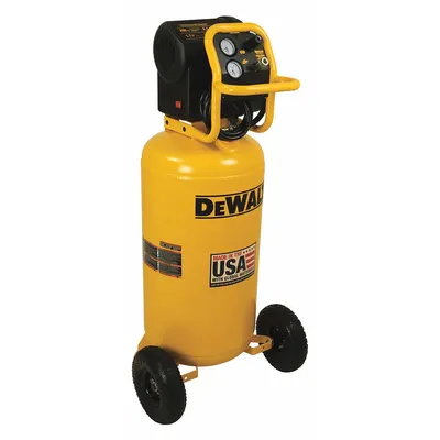 DEWALT Air Compressor: Oil Free, 27 gal, Vertical, 1.7 hp, 5.1 cfm @ 90 psi - Wheeled Portable Electric Air Compressors
