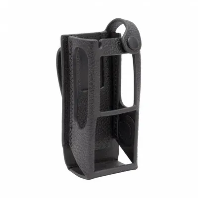 MOTOROLA Leather Case: Fits Motorola, For MOTOTRBO R7 Series, Leather, Belt Loop/Cases - Motorola-Compatible Carrying Accessories