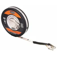 KESON Long Tape Measure: Manual, MC-10M-5O, Metric/SAE/Engineers Scale, 50 ft / 15 m, 1/100 ft/2 mm