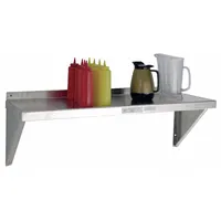 NEW AGE INDUSTRIAL Wall Shelf: 36 in x 15 in x 13 in, 36 in x 15 in, 300 lb Load Capacity, Aluminum (MPN NS943)
