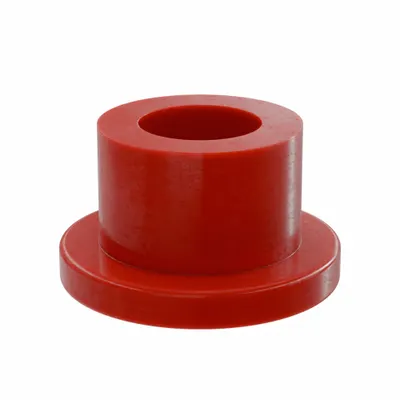 BUNTING BEARINGS Flanged Sleeve Bearing: PTFE, 3/16 in Bore, 5/16 in OD, 1/4 in Overall Lg - General Purpose Plastic Flanged Sleeve Bearings