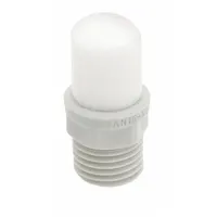 SMC Exhaust Silencer Mist Eliminator: 1/4 in NPT, 14 mm Hex Size, 35.3 cfm, 30 dB NRR (MPN AN15-N02)