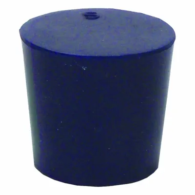 UNITED SCIENTIFIC SUPPLIES Stopper: Silicone, 5 Stopper Size, 23 mm Bottom Dia, 27 mm Top Dia, 25 mm Overall Ht - Synthetic Rubber Stoppers