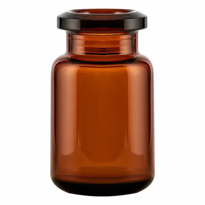 QORPAK Borosilicate Headspace Vial: 6 mL, No Closure, 21.74 mm Body Dia, Round - Glass Sample Vials