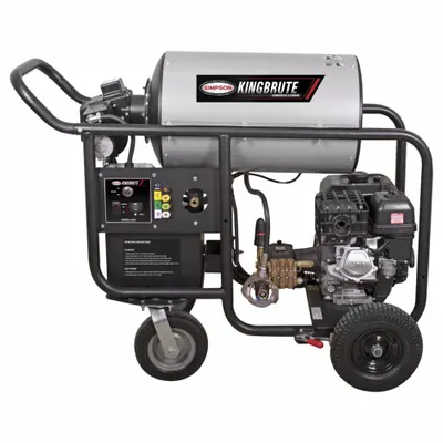 SIMPSON Gas-Powered Pressure Washer: Heavy Duty, Cart, 4,000 psi, 4 gpm - Hot Water Pressure Washers