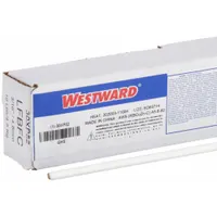 WESTWARD Brazing Alloy: Low-Fuming Bronze, 0%, RBCuZn-C, 3/16 in x 36 in, Flux-Coated
