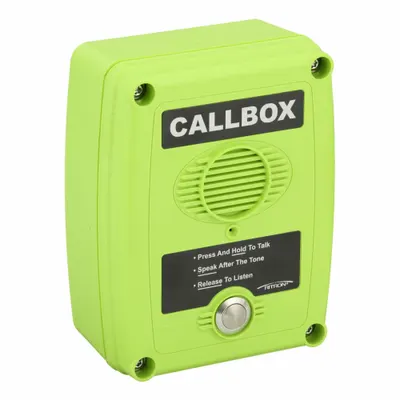 RITRON Two-Way Radio Call Box: RQX-111M, VHF MURS (No License Required), Green - Call Boxes for Two-Way Radios
